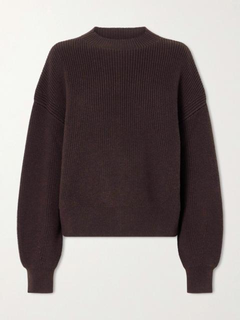 Ribbed Merino Wool Sweater