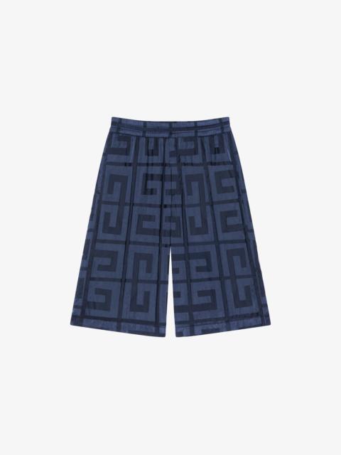 4G SHINY BERMUDA SHORTS