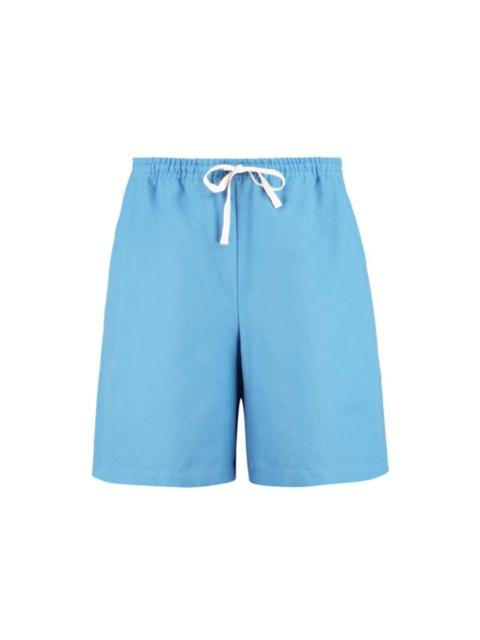 Freya Hartas animal embroidered canvas shorts