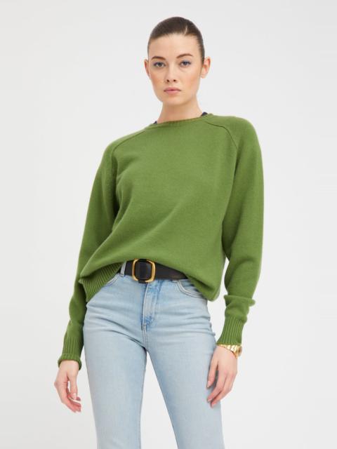 ARTICHOKE CASHMERE BOYFRIEND SWEATER