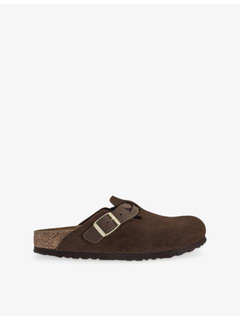 Boston Suede Clogs