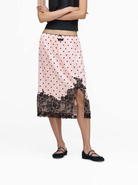 TROMPE L'OEIL DOTS SKIRT