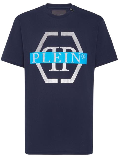 PP Tape-print round-neck T-shirt