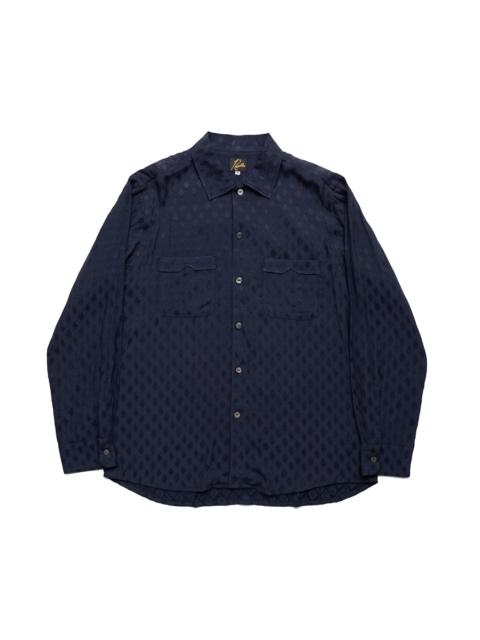 One-Up Shirt Diamond Mesh Jacquard - Navy