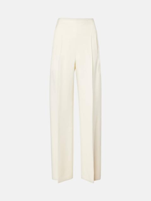High-rise straight pants