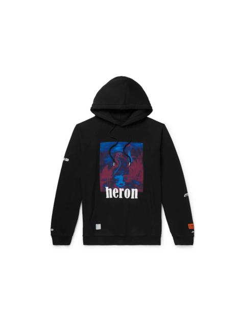 Heron Preston Heron Graphic Hoodie Black/Multicolor