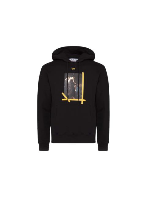 OFF-WHITE Arrows Caravaggio Annunciation Slim Hoodie Black/Multi