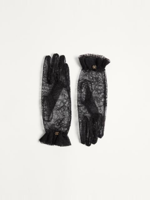 VLOGO SIGNATURE LACE GLOVES