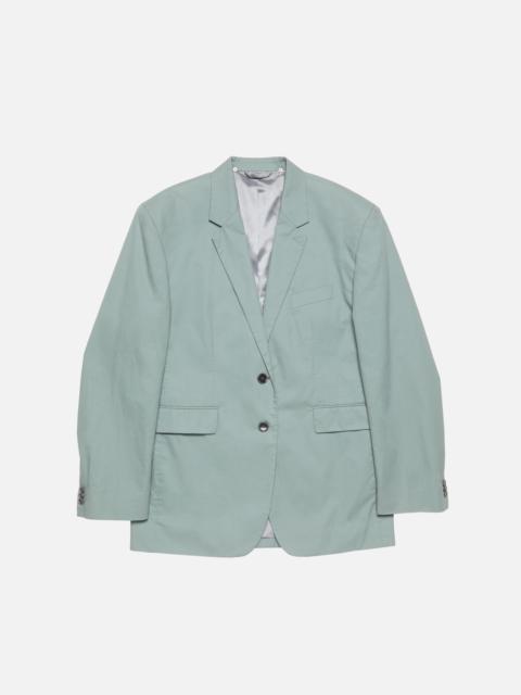 Suit jacket with scarf - Eucalyptus green