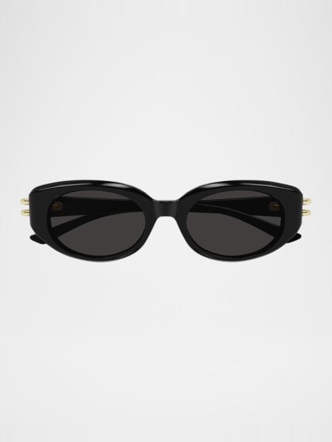 Round Acetate Sunglasses