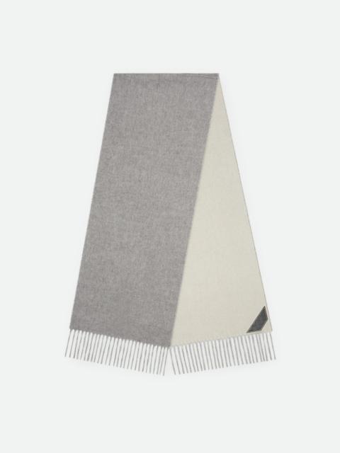 Bi-Color Cashmere Scarf
