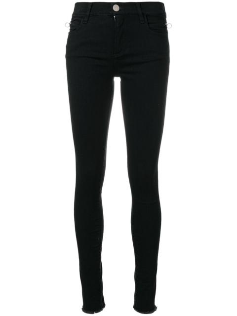 Zip detail skinny jeans