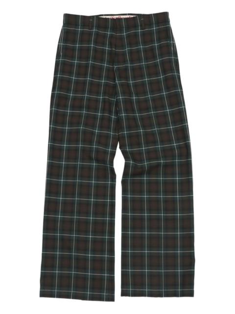 checked trousers