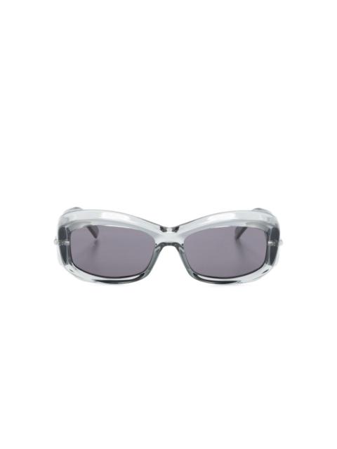G180 Injected oversize-frame sunglasses