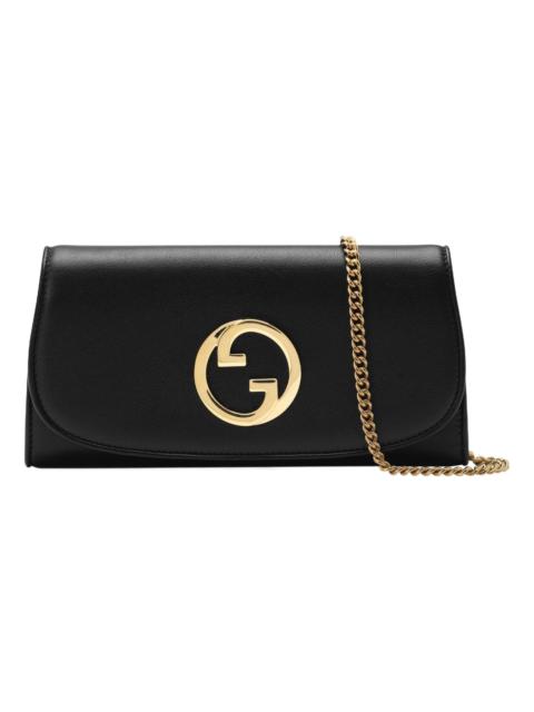 (WMNS) Gucci Blondie Continental Chain Wallet 'Black' 725215-UXX0G-1000