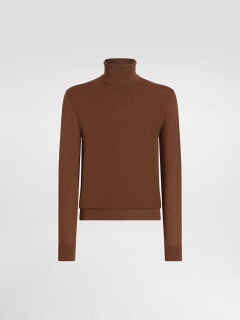 Cashmere turtleneck pullover