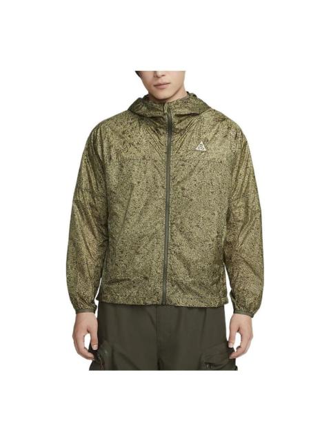 Nike ACG Cinder Cone hooded zipped jacket 'Green' DO6269-334