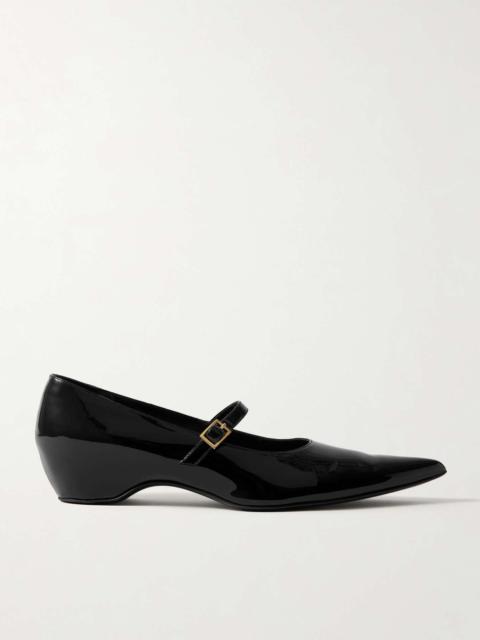 Sybil patent-leather Mary Jane pumps