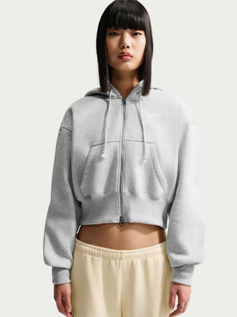Nike Sportswear Phoenix Fleece Women's Loose Full-Zip Cropped Hoodie