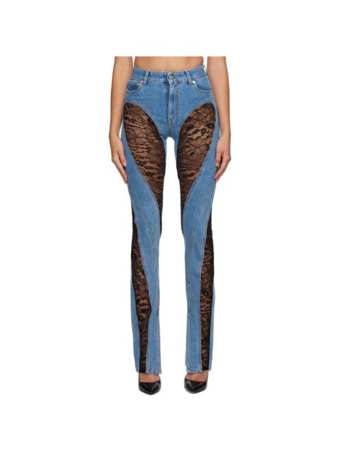 Blue Lace Jeans