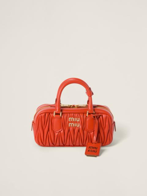 Arcadie matelassé nappa leather bag