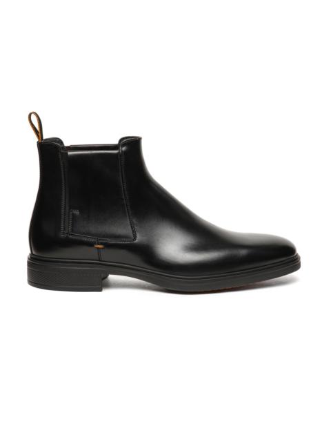Men's black leather Easy boot