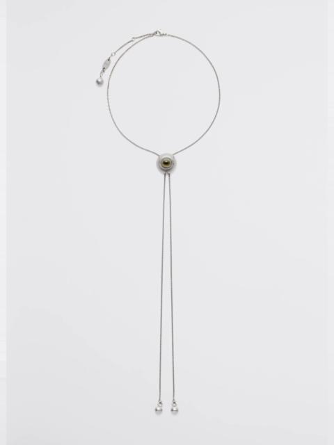 CAT EYE RATTLE BOLO TIE