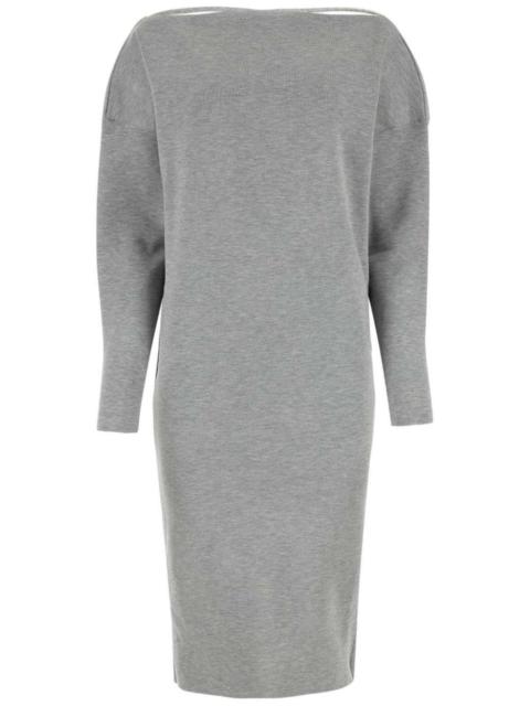 wool-blend dress