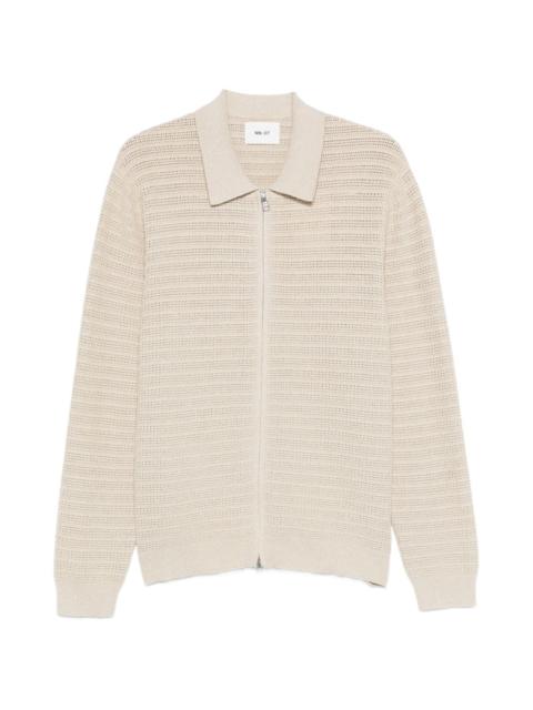 Gustav zip-up cardigan