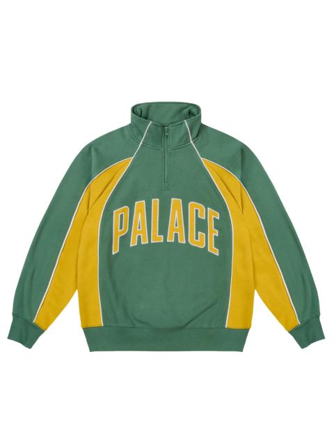 COURTSIDE 1/4 ZIP RACEY GREEN / SUNNY YELLOW