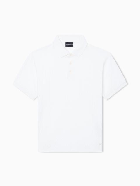 US EXCLUSIVE JACQUARD JERSEY POLO SHIRT