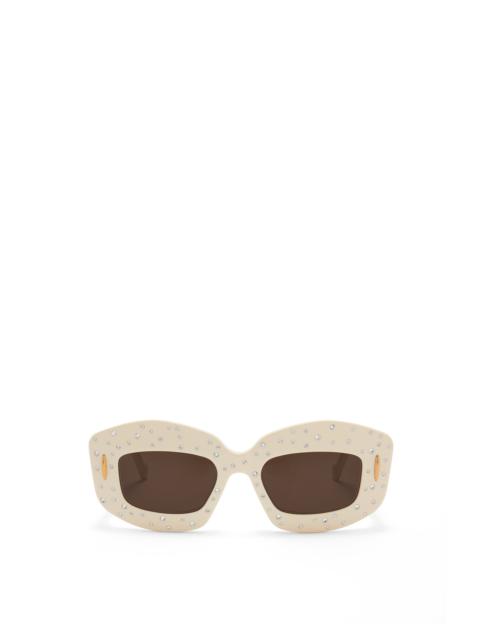 Smooth Pavé Screen sunglasses in acetate