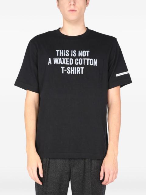 pocket-detail graphic-print T-shirt