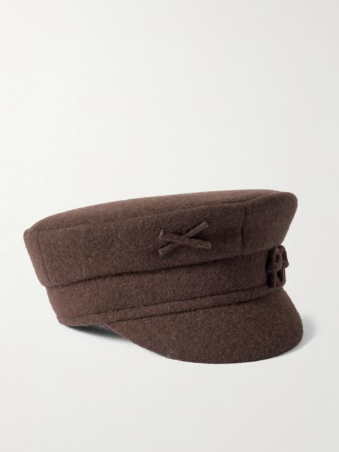 Appliquéd Wool-blend Hat