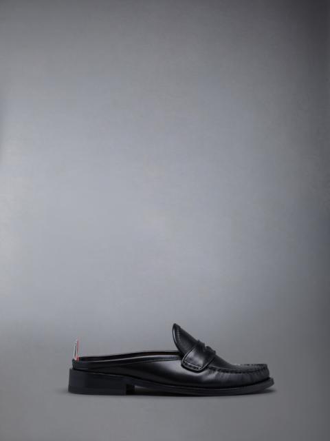 CALF FLEXIBLE LEATHER SOLE PENNY LOAFER MULE