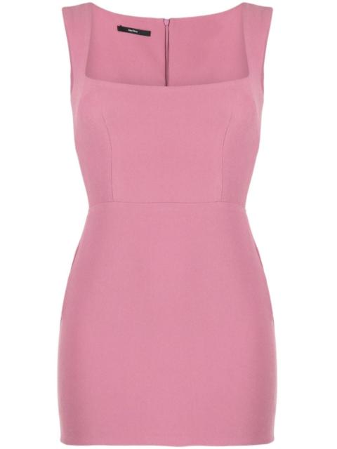 square-neck minidress