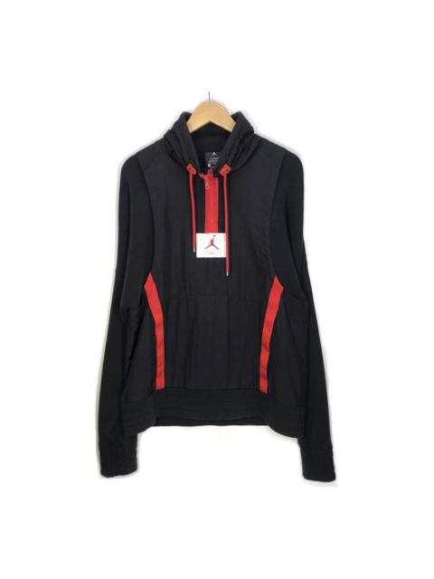 Nike Union x Air Jordan NRG Vault AJ Flight 1/2 Zip Jacket 'Black Red' AH3409-010