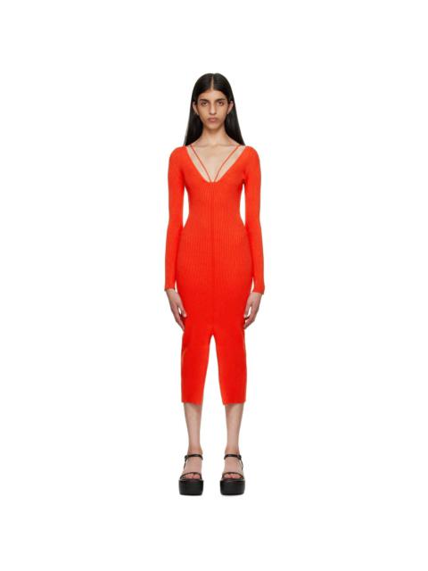 Red Rivoli Maxi Dress