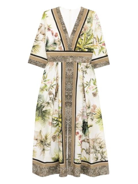 savannah-print dress