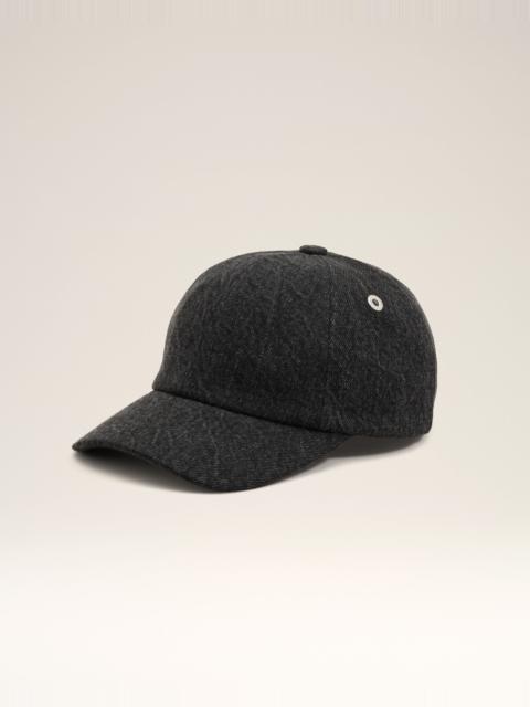 BLACK DENIM AMI PARIS SIDE PATCH CAP