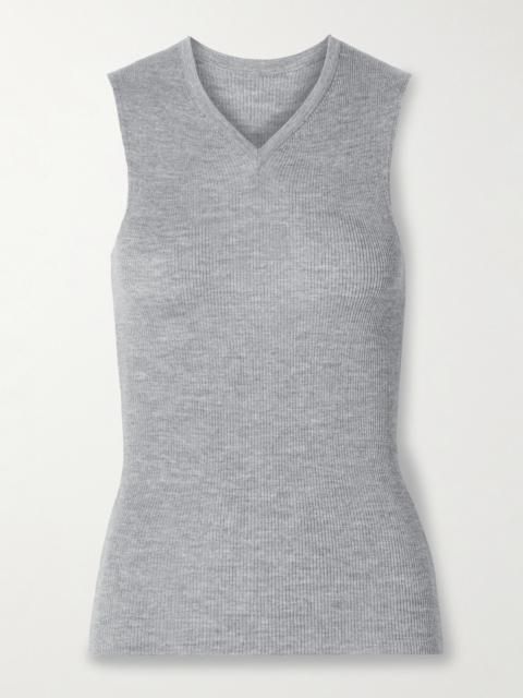 Renato Ribbed Wool-blend Jersey Tank
