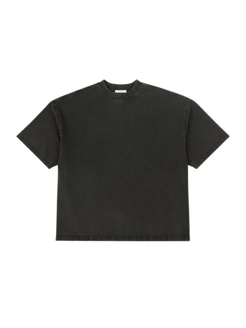 HEAVY BOXY TEE WASHED BLACK