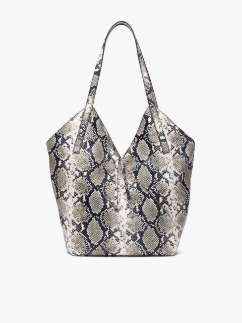 Alix Snakeskin Leather Tote