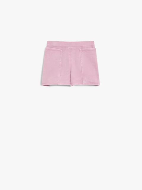 ALIBI Cotton drill mini shorts