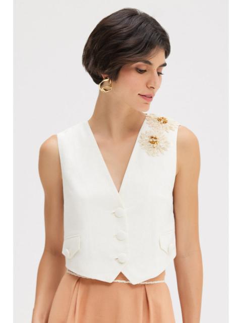 TROPIC LINEN VEST