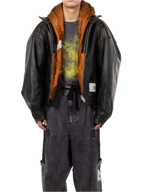 Extended Placket Hood Coated Jacket