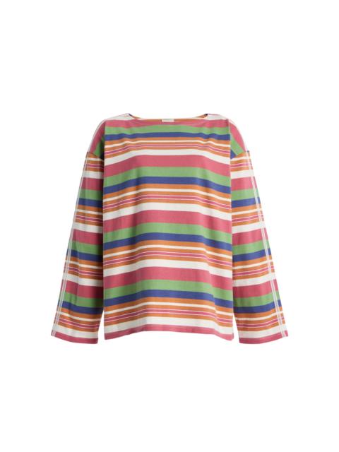 Exclusive Polly Striped Cotton T-Shirt multi
