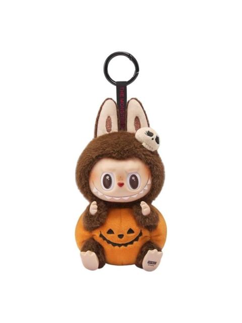 Pop Mart The Monsters Labubu Happy Halloween Party Series Sitting Pumpkin Pendant PPMT-2409-0009