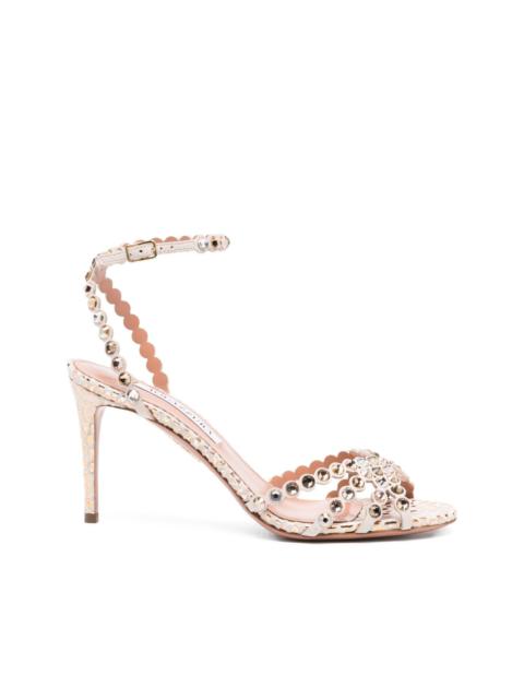 90mm Tequila embellished scalloped-edge sandals
