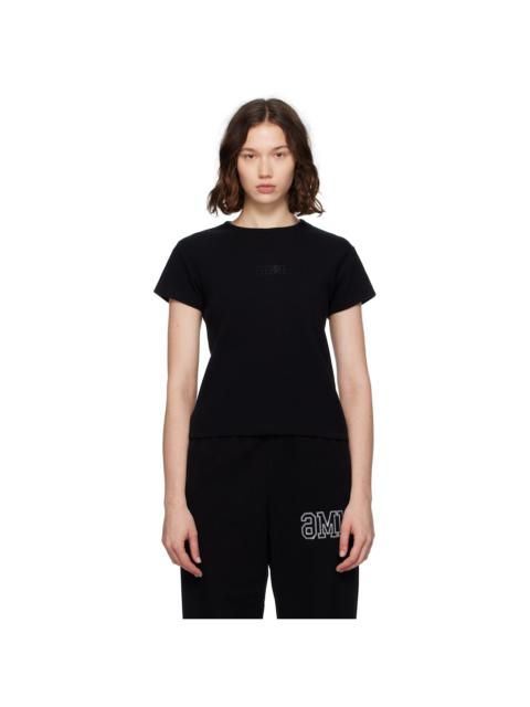 Black Ribbed T-shirt